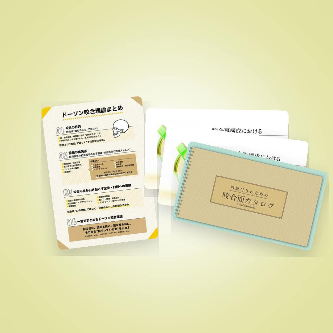 咬合理解・定着資料フルセット