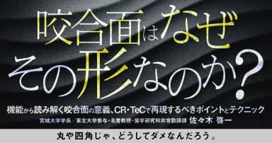 咬合面はなぜ、その形なのか？