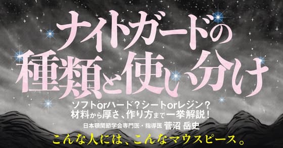 ナイトガードの種類と使い分け