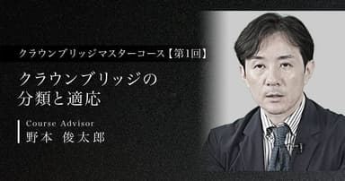 【第1回】クラウンブリッジの分類と適応　