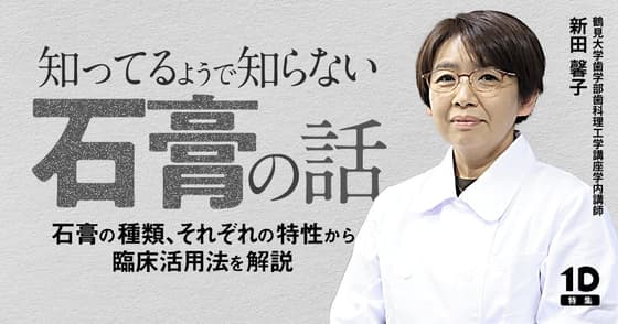 知ってるようで知らない「石膏」の話